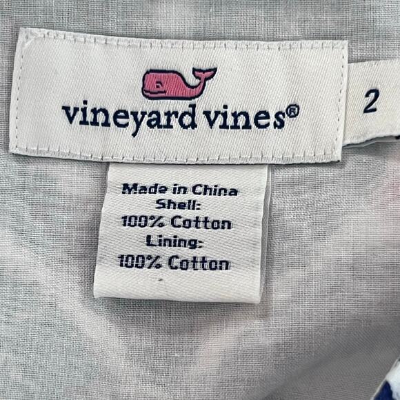 Vineyard Vines Lot of 2 Lined Cotton Side Zipper Skirts Size 2 EUC - Picture 9 of 11